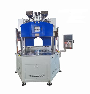 Machine de moulage par injection verticale automatique à deux couleurs 120T homologuée ISO