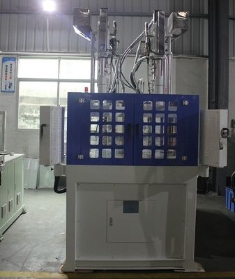 Machine de moulage par injection de plastique verticale à vis de 30 mm de diamètre multi-couleur JTT-550 2V-3R