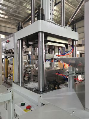 176 Cm3 Volume théorique de tir Fil dentaire Verticale Machine de moulage par injection de plastique 55T 12kW
