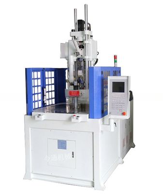 Machine de moulage par injection de brosse à dents en plastique verticale JTT-550 2V3R avec 180 mm de course d'ouverture
