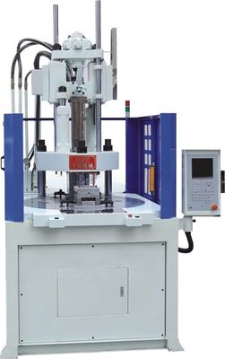Fabricants de machines de moulage par injection verticale rotative 55T avec un diamètre de vis de 35 mm
