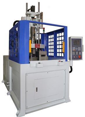 55T machine de moulage par injection verticale rotative plastique traité