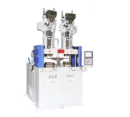 240 tonnes machine de moulage par injection à double couleur / matériau verticale pour le manche