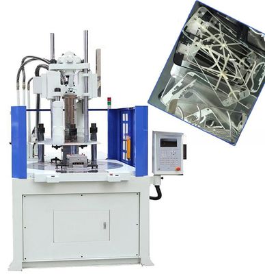 Machine de moulage par injection de plastique à table rotative verticale de haute productivité 200T