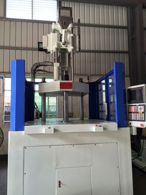 Machine de moulage par injection de plastique à table rotative verticale de haute productivité 200T