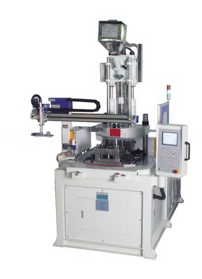Machine de moulage par injection de plastique à table rotative verticale de haute productivité 200T