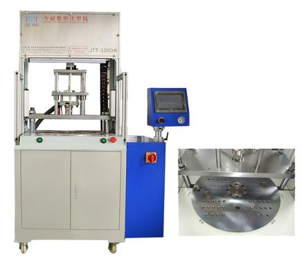 Machine de moulage par injection de colle chaude à basse pression de 8 mm de diamètre de vis JTT-100 DR pour PCB