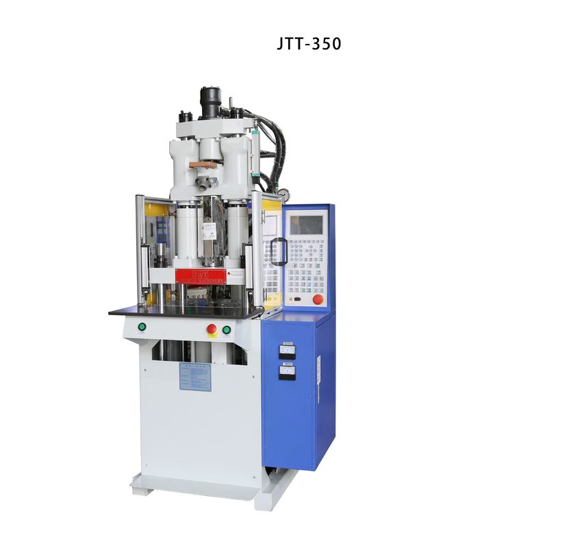Petite machine de moulage par injection verticale en plastique 380V pour le câble de prise électrique JTT-350