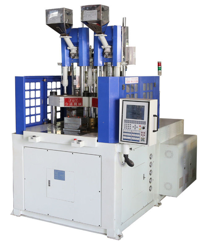 Machine de moulage par injection verticale à deux couleurs semi-automatique 55T JTT-550 2V3R