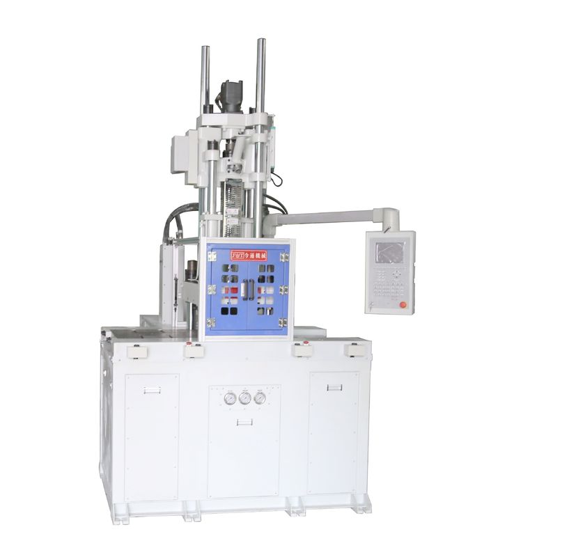 JTT-550DM Machine à injection de plastique verticale à table à double glissement pour le traitement de l'ABS/PP