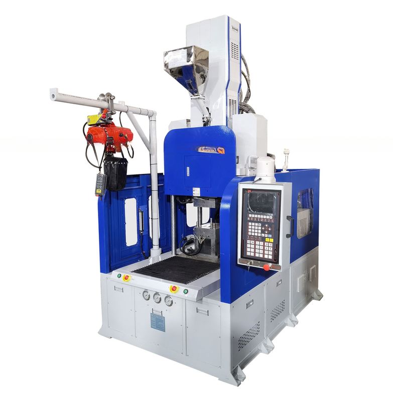 Machine de moulage par injection verticale de table à faible travail 85T JTTD-850D pour pièces de rechange photovoltaïques